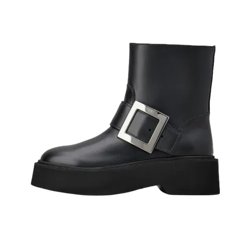 Roger Vivier VIV' Rangers Ботильоны Женские Черные