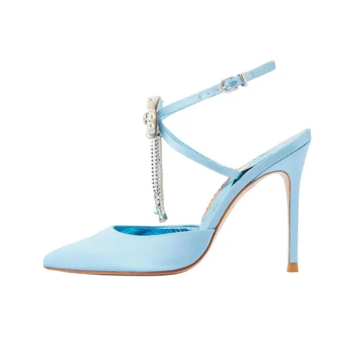 SOPHIA WEBSTER Камень Синий Узкий каблук Высокие каблуки 10 см Женские Синий