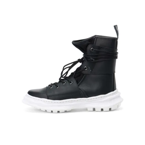 Maison Mihara Yasuhiro x Yohji Yamamoto Crew Мартин Boot Мужской Черный