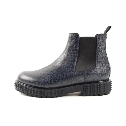 Valentino Короткий Челси Мужской Черный