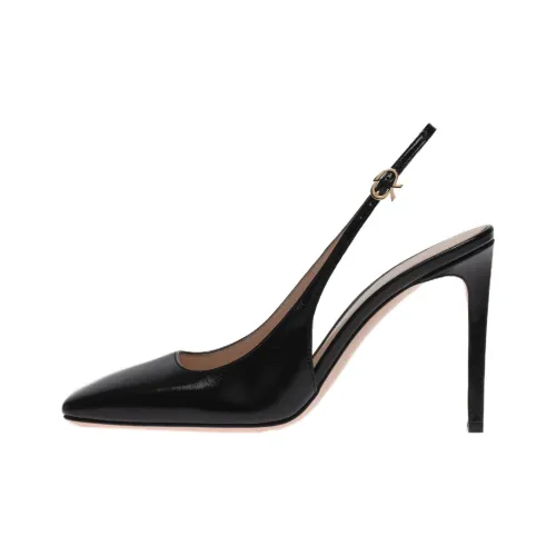 GIANVITO ROSSI Узкий каблук Высокие каблуки 9,5 см Женские Черный