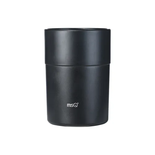 MSQ Черный ABS Смола Кисть для макияжа Хранение Ведрообразный Удобство использования