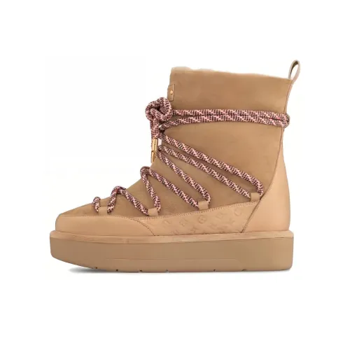 LOUIS VUITTON Aspen Термостойкие Короткие Сноубутсы Женские Коричневый