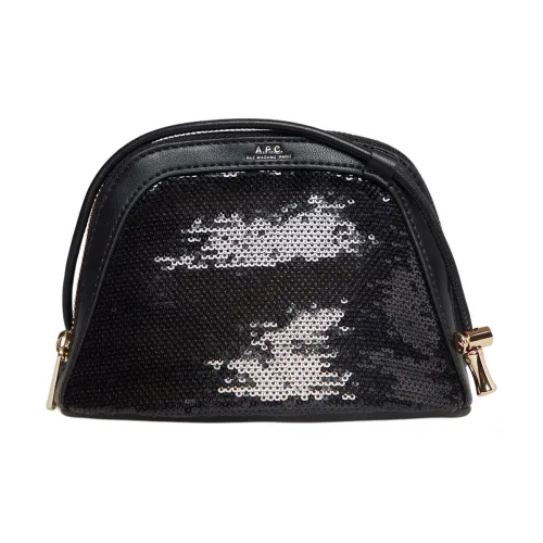 A.P.C Ninon ПУ (полиуретан) Сумка через плечо Маленькая Женская Черная