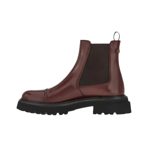 FERRAGAMO Короткий Челси Мужской Кофе