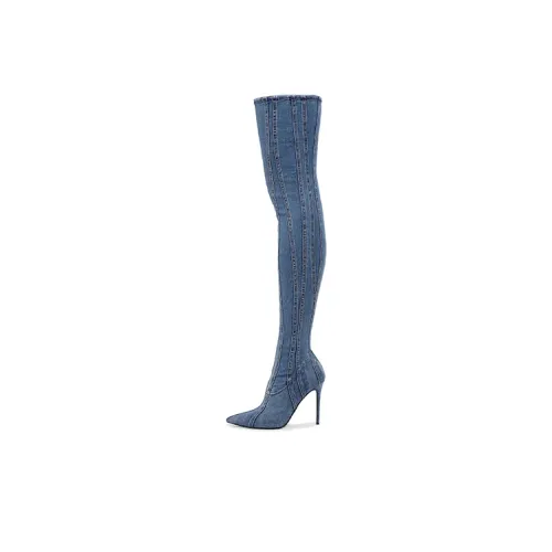 DIESEL Over The Knee Boots Женские Blue