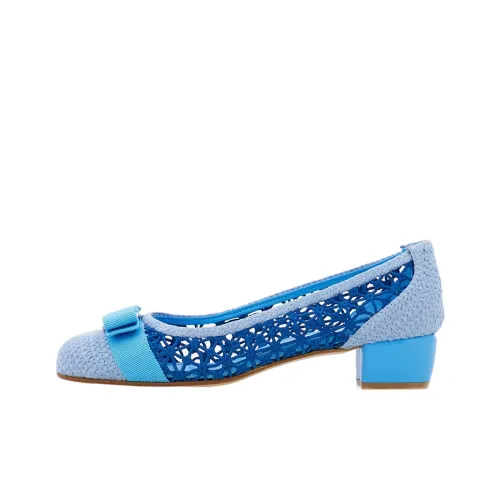 Ferragamo Vara Высокие каблуки Синие Женские