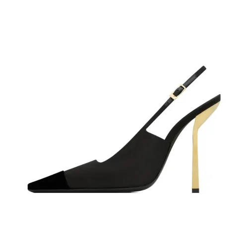 SAINT LAURENT Высокие каблуки Черные Женские