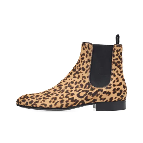 GIANVITO ROSSI Alain Ankle Длина Челси Мужской Коричневый