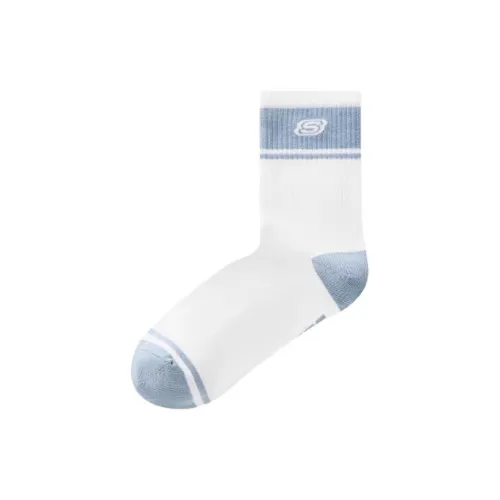 Skechers Sports Alliance Series Белый 1 шт 0019 Женские MID Носки до икры