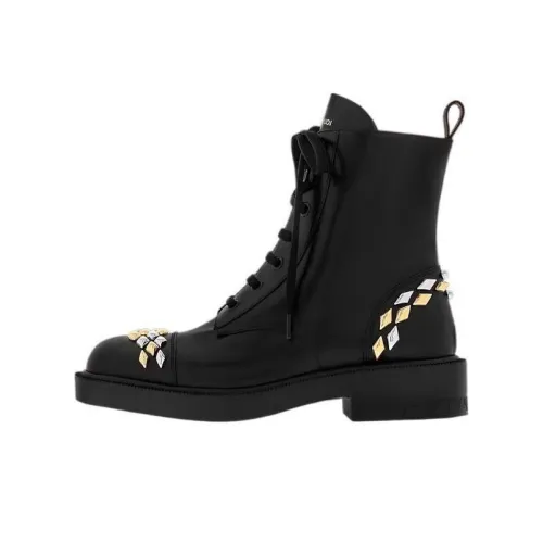 LOUIS VUITTON RANGER Crew Martin Boot 3 см Женские Черный
