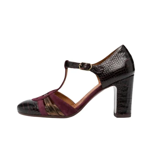 CHIE MIHARA Wance Грубый каблук Высокие каблуки Женские Черный