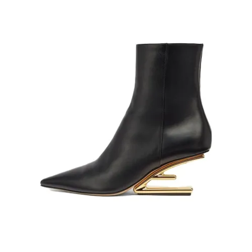 Fendi First Ботильоны 6,5 см Женские Черные