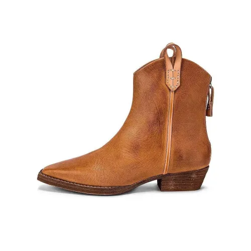 FREE PEOPLE Ботильоны 4CM Женские Коричневый