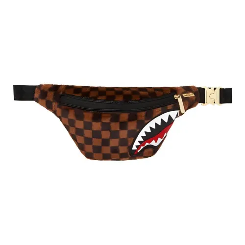 SPRAYGROUND Полиэстер Сумка через плечо Бананка Стандартная Унисекс Коричневый