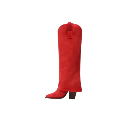 Schutz Woody Up Knee-High Boots 9,3 см Женские Red