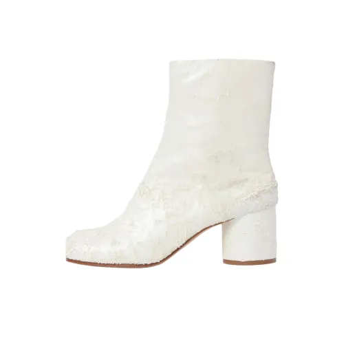 Ботильоны Maison Margiela Tabi 6 см Женские Белые