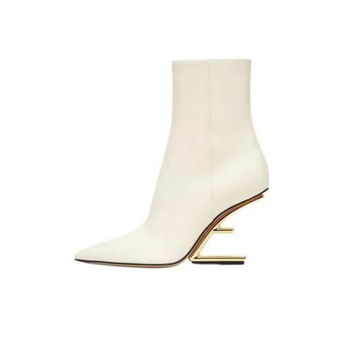 Fendi First Ботильоны Бежевые Женские