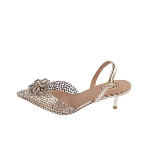 NICOLI Devon Низкий каблук Высокий каблук 5,5 см Женский Золотой