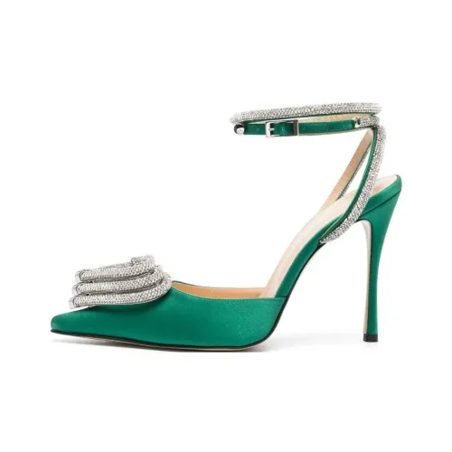 MACH MACH Узкий каблук Высокие каблуки 11 см Женские Зеленый
