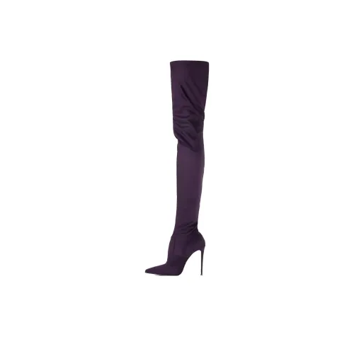 Le Silla Over The Knee Boots 12cm Женские Фиолетовые