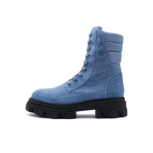 GIA BORGHINI Crew Martin Boot Женские Синий