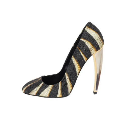 Roberto Cavalli Нестандартный каблук Высокие каблуки Женские Черный