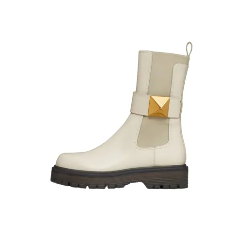 Valentino Короткий Челси Женские Белые