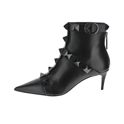 Valentino Roman Stud Ботильоны Женские Черный