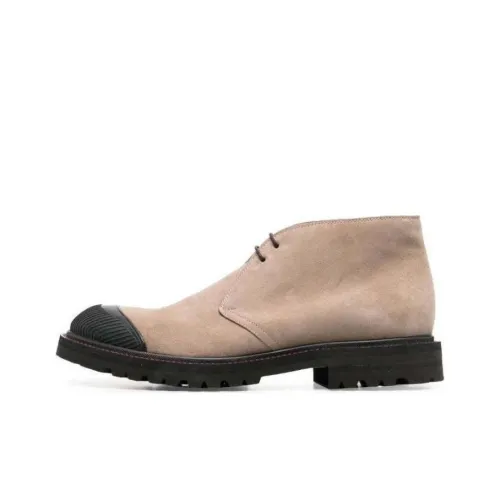 KITON Ботильоны Мужские Светлый Умбра