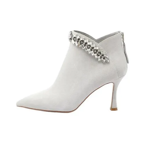 NICOLI Hawise Ботильоны 8 см Женские Серые