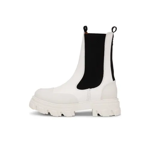 GANNI Короткий Челси Женские Белые