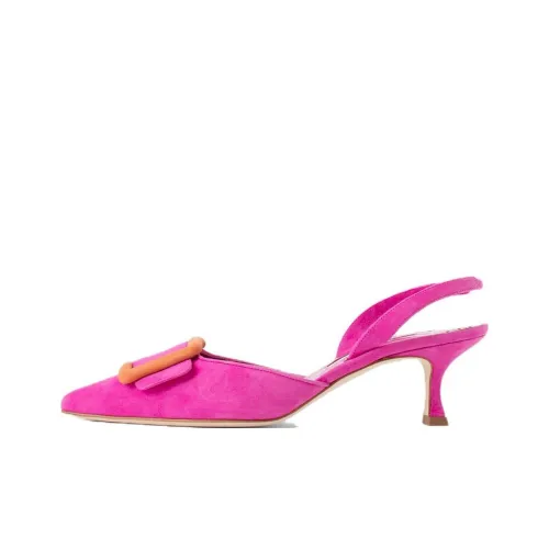 MANOLO BLAHNIK Высокие каблуки Розовый Женские