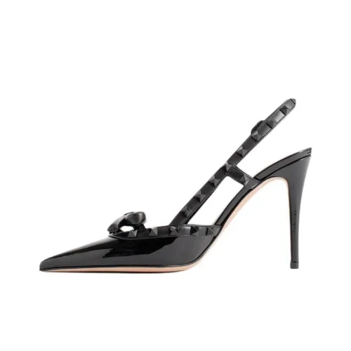 Valentino Rockstud Высокие каблуки Черные Женские