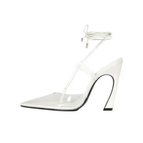 Schutz Elyras Нестандартный каблук Высокие каблуки 11 см Женские Белые