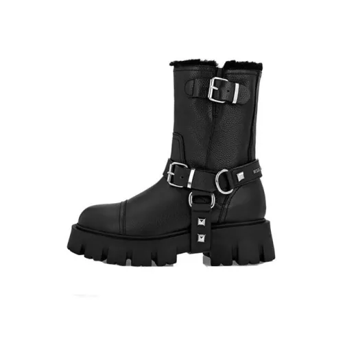 PHILIPP PLEIN Ботильоны Черные Женские