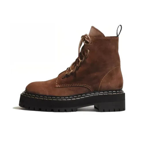 PROENZA SCHOULER Короткий Мартин Ботинок Женские Коричневый