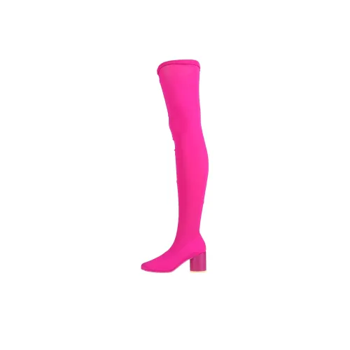 MM6 MAISON MARGIELA Over The Knee Boots 7cm Женские Fuchsia