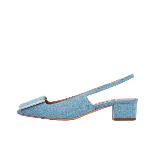 AQUAZZURA Грубый каблук Высокие каблуки 3,5 см Женские Синий