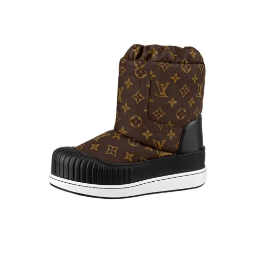 LOUIS VUITTON Polar Короткий Сноубутсы Женские Коричневый