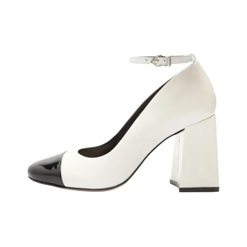 Schutz Dorothy Грубый каблук Высокие каблуки 8,7 см Женские Белые