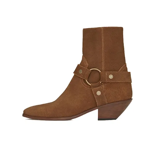 SAINT LAURENT Ботильоны Женские Коричневый