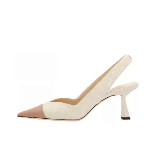 Jimmy Choo Liya Высокие каблуки 6,5 см Женские Белые