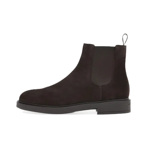 GIANVITO ROSSI Douglas Ankle Длина Челси Мужской Коричневый