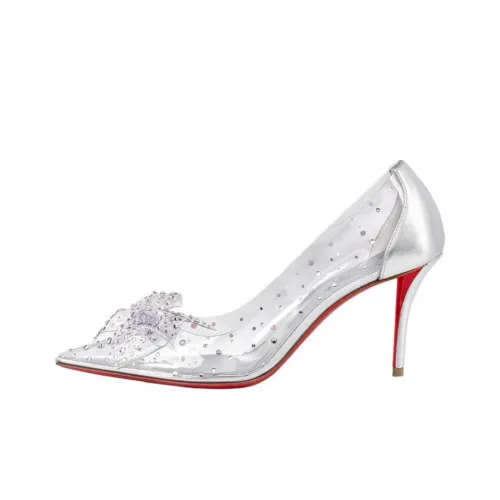 Christian Louboutin Высокие каблуки Серебряные Женские