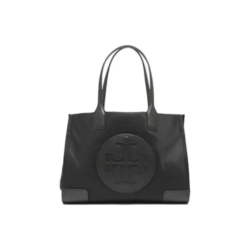 TORY BURCH Ella Нейлон Тоут Сумка Сумка для покупок Сумка Маленькая Женская Черная