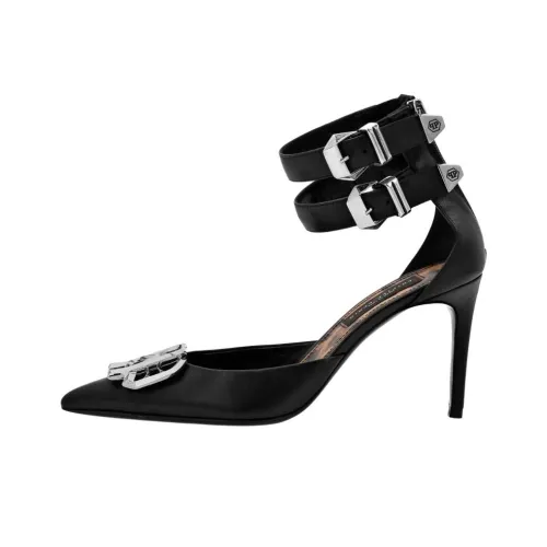 PHILIPP PLEIN GOTHIC PLEIN Узкий каблук Высокие каблуки Женские Черный