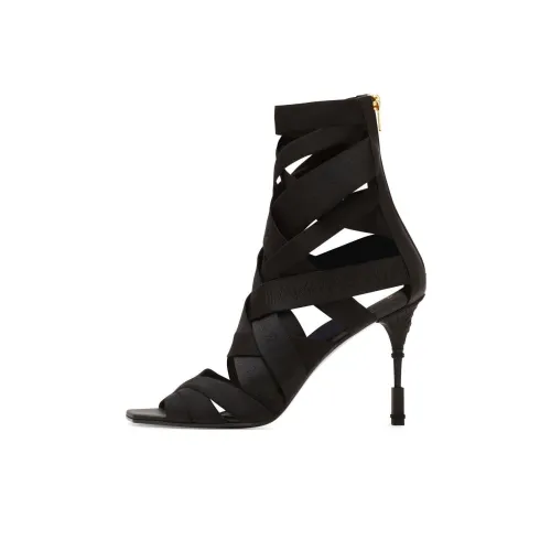 BALMAIN Moneta One Strap Sandals Women's Black