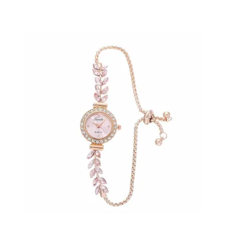 LANDU Beautiful World Collection Кварцевый механизм Часы Женские Розовый циферблат