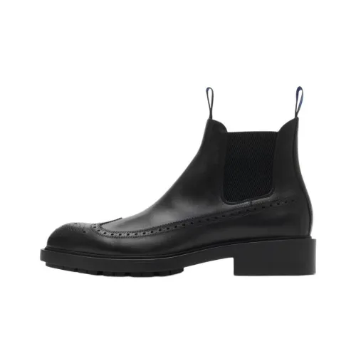 Burberry Loch Ankle Длина Челси Мужской Черный